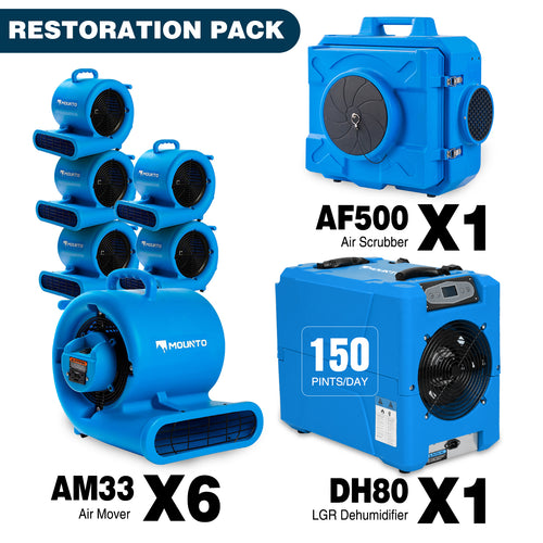 MOUNTO 1000 sq ft restoration package