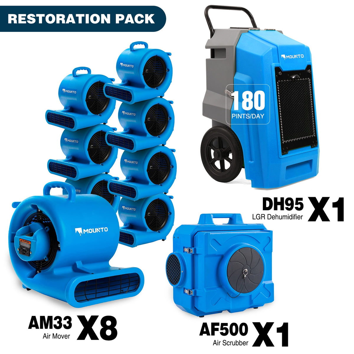 MOUNTO 1200 sq ft restoration package